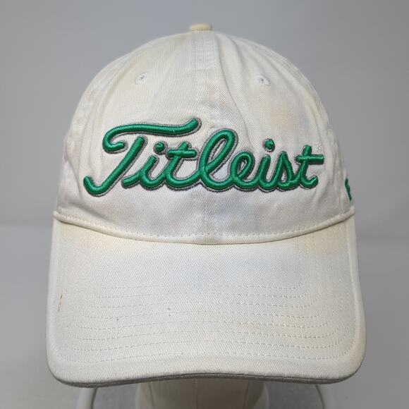 Titleist PRO V11 FJ Baseball Cap White One Size Adjustable Embroidered Cotton - Picture 2 of 10